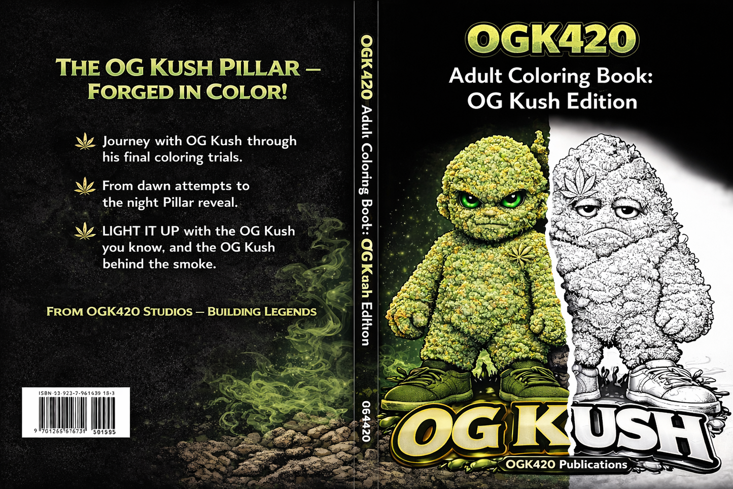 OGK420 Adult Coloring Book — OG Kush Edition