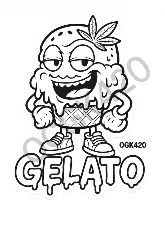 OGK420 Gelato Digital Sticker Pack (Full Color + B&W)