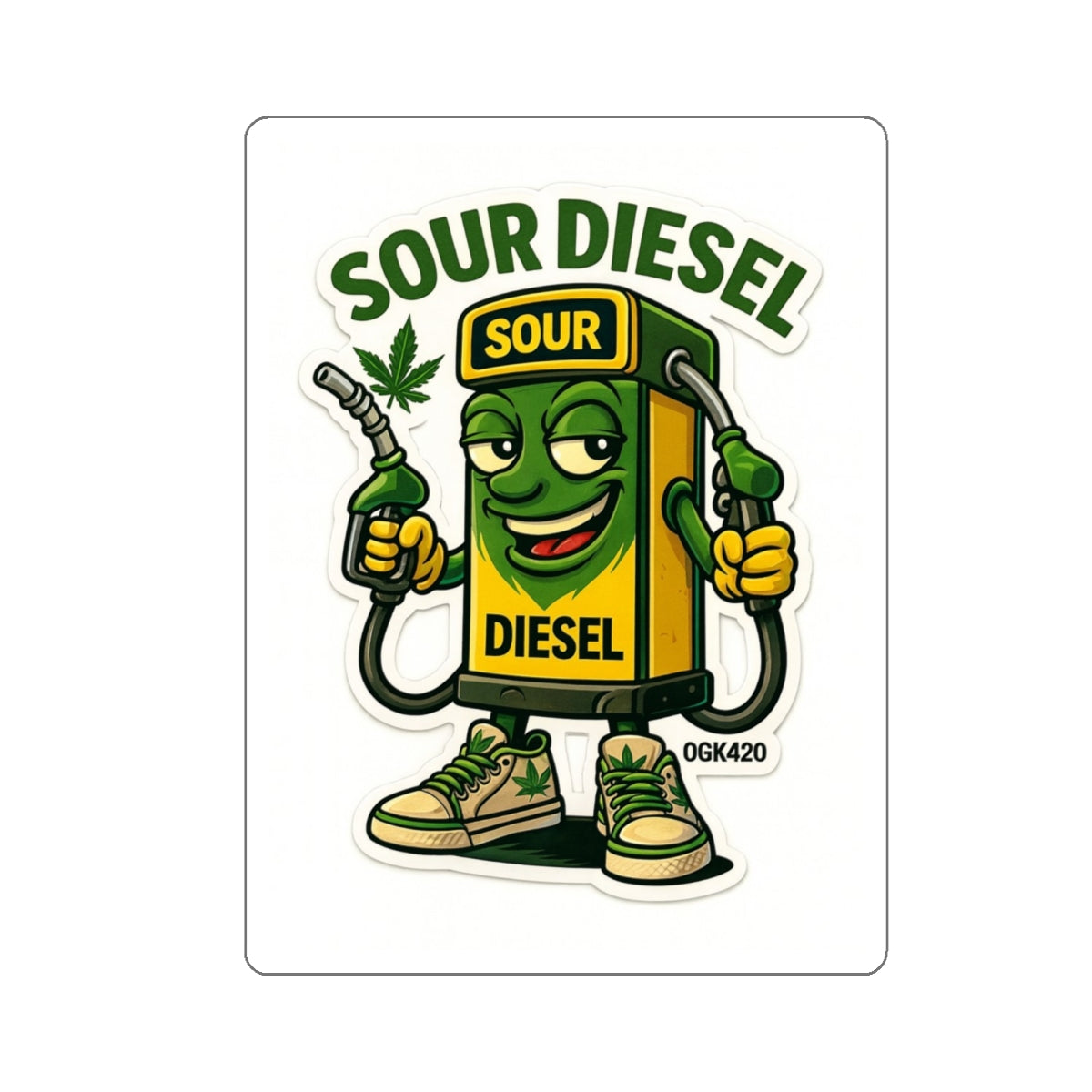 Sour Diesel – OGKmart420 Vinyl Die-Cut Sticker