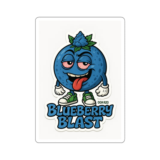 OGK420 Blueberry Blast — Premium Die-Cut Vinyl Sticker (4×4")