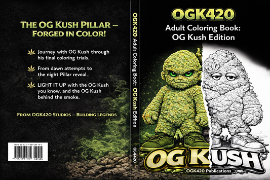 OGK420 Adult Coloring Book — OG Kush Edition