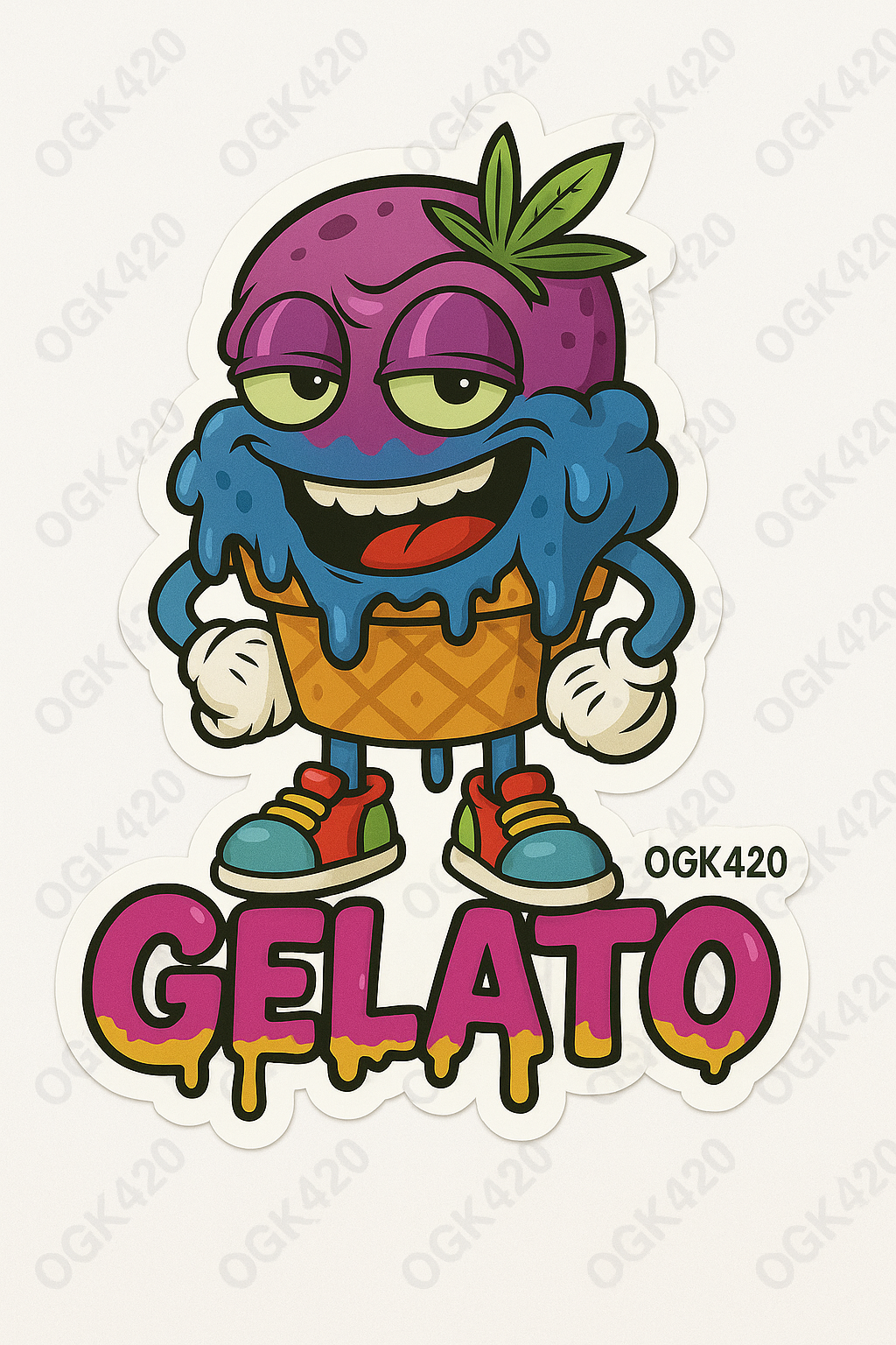 OGK420 Gelato Digital Sticker Pack (Full Color + B&W)